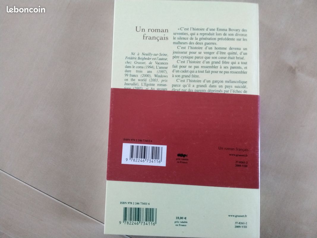 Livre Frédéric Beigbeder (image 2)