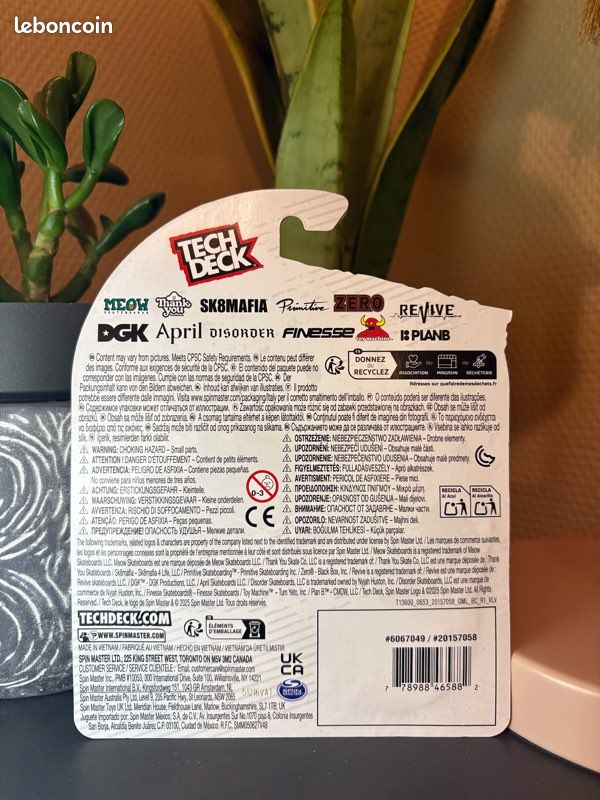 Teck Deck - Pack 1 Authentique Finger Skate Licence - ZERO (image 2)