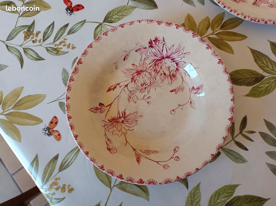 2 assiettes Terre de fer - Gien (image 6)