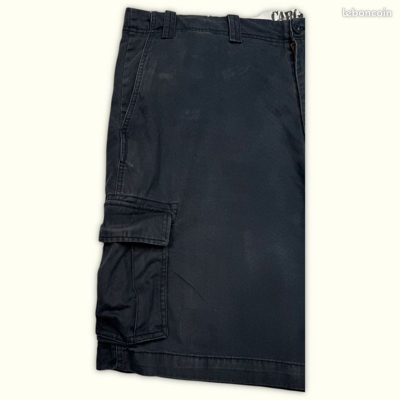 Shorts Homme Roundtree & Yorke W48 Noir Coton Traces d'usure visibles Regular (image 4)