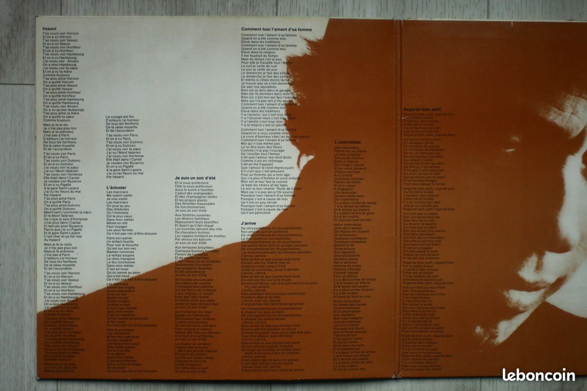 Jacques Brel – Vesoul – Album 33 tours (image 3)