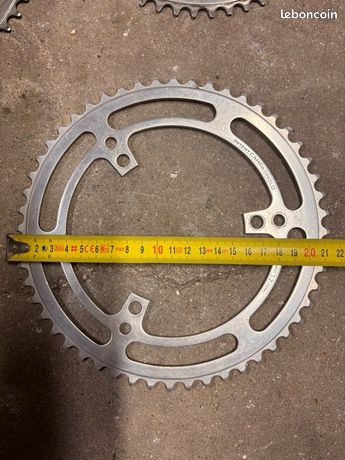 Plateau Campagnolo 52 Dents – 144 BCD, Alu, Vintage Italie, Campy C3