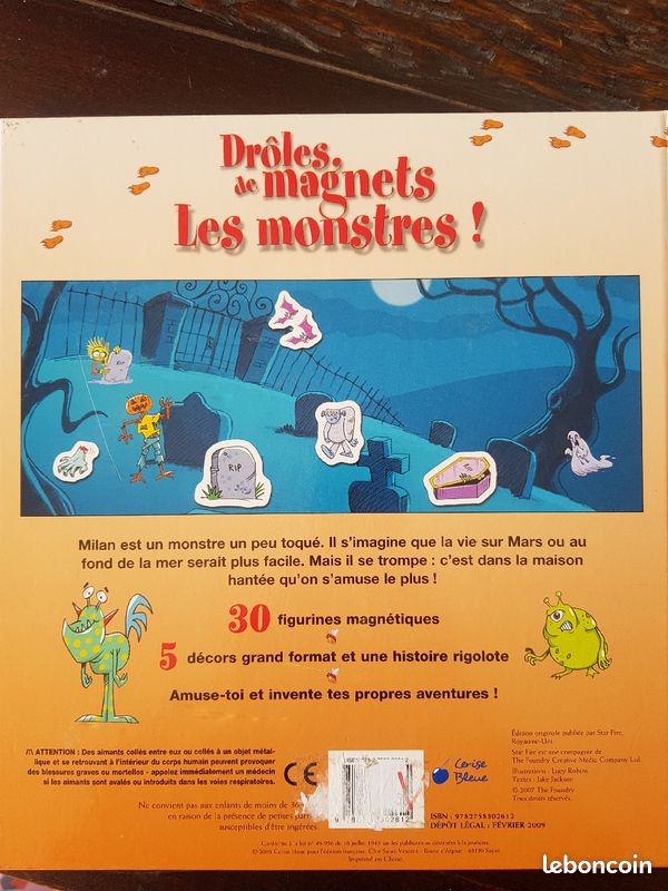 Grand livre Drole de magnets Les Monsres (image 3)