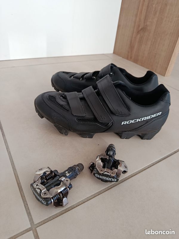 Chaussures Vélo Route SIDEBIKE – Noir – Automatiques – Pointure 43