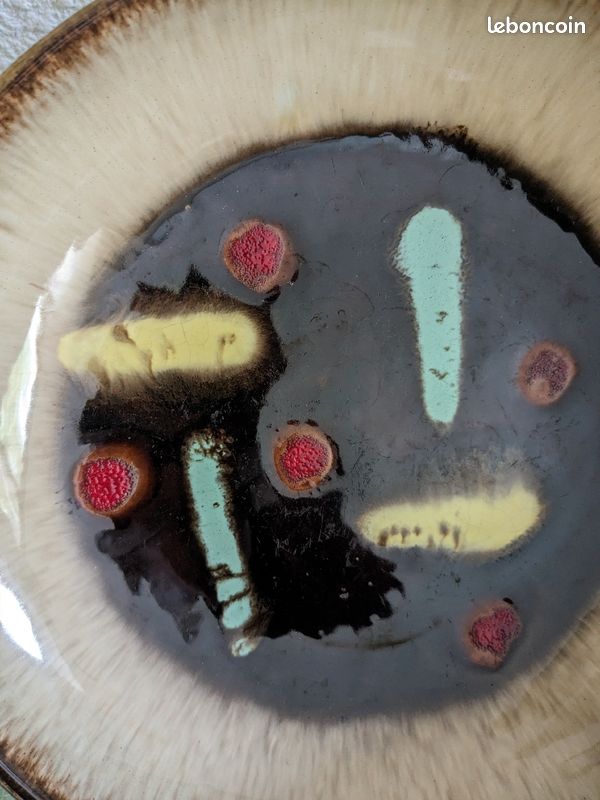 Rare et très jolie présentoir/assiette creuse, W-GERMANY (image 6)