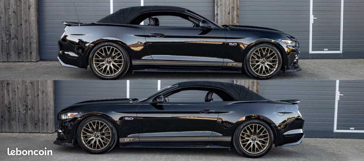 FORD Mustang GT CABRIOLET 5.0 V8 421CH BVA - BULL-X - CUIR - 30 591 KM (image 5)
