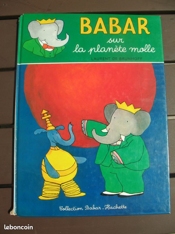 BABAR dans l'ile aux oiseaux --- BABAR et la planete molle ---- GRANDS ALBUMS HACHETTE (image 12)