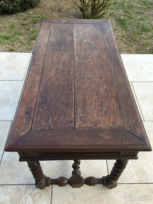 Table ancienne style Louis XIII (image 3)