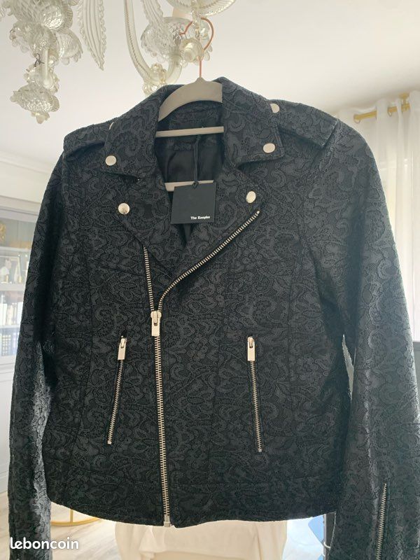 Veste En Jean Noir The Kooples Femme - 2519275-noir00