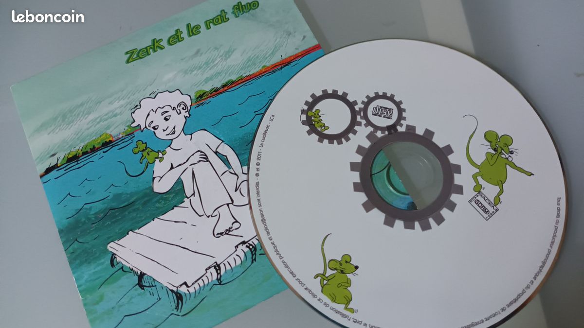 Cd enfant conte musical Zerk et le rat fluo (offert pour tout achat) (image 1)