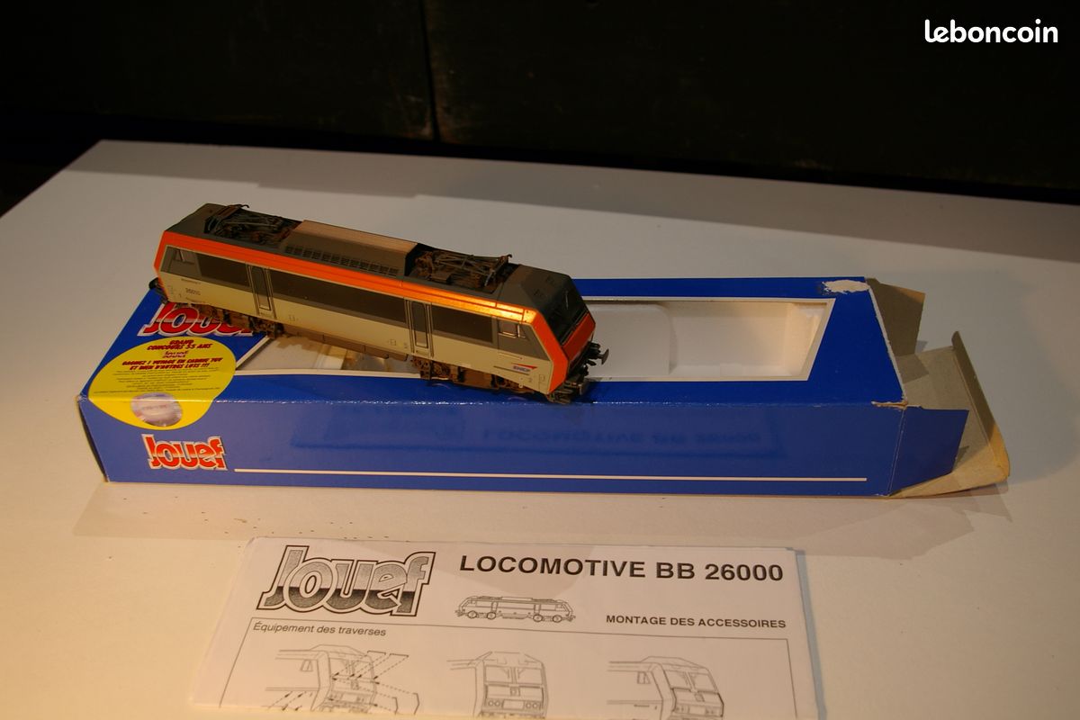 Locomotive Jouef BB 27 - Caisse Avec Pantographe - Neuf En Boîte - Rare - Champagnole