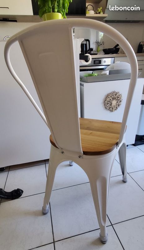Chaise métal et bois (1) (image 4)