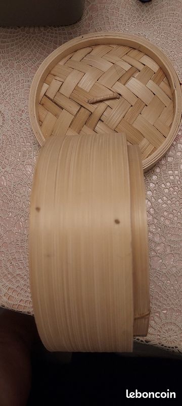 Panier vapeur asiatique bambou (image 3)