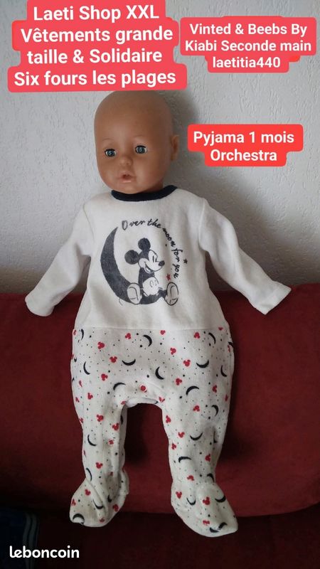 Pyjama mois garçon Orchestra Vêtements bébé