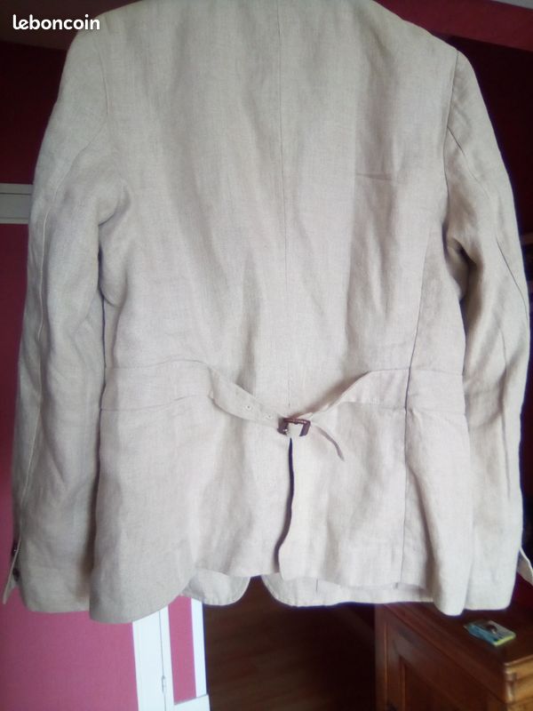 Veste saharienne en lin (image 2)