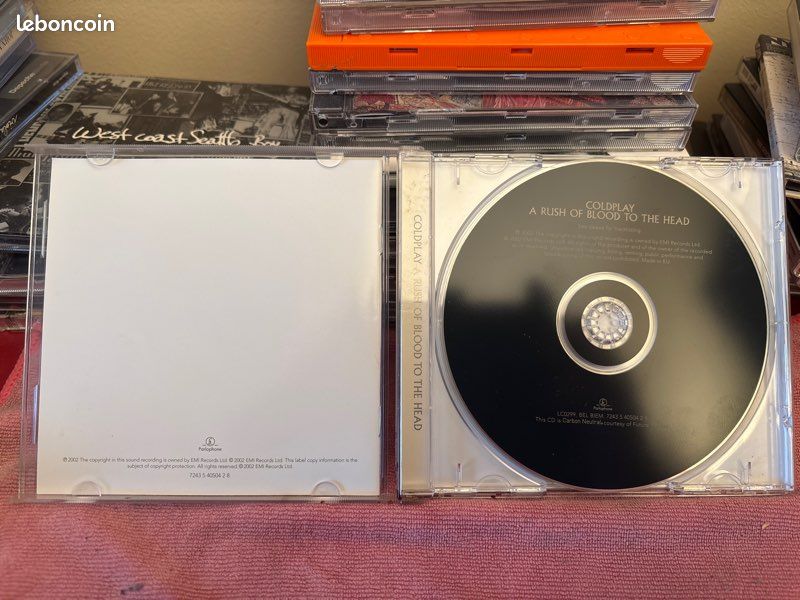 Cd COLDPLAY . A rush of blood to the head (image 2)
