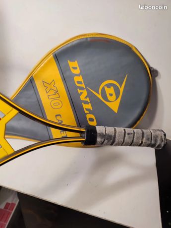 Raquette De Tennis Vintage Dunlop X 10 - Manche 4 - Très Bon état