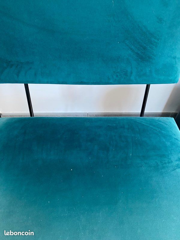 Fauteuil vert canard (image 2)