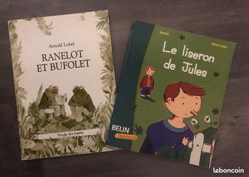 2 livres « le liseron de Jules » et « Ranelot et Bufolet » à partir de 7 ans (image 1)