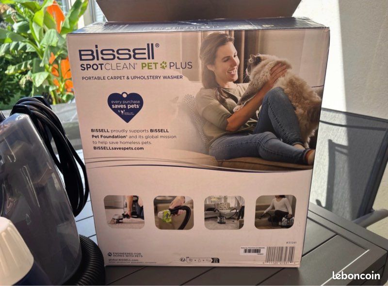 Nettoyeur canapé et tapis spécial animaux Bissel (image 2)