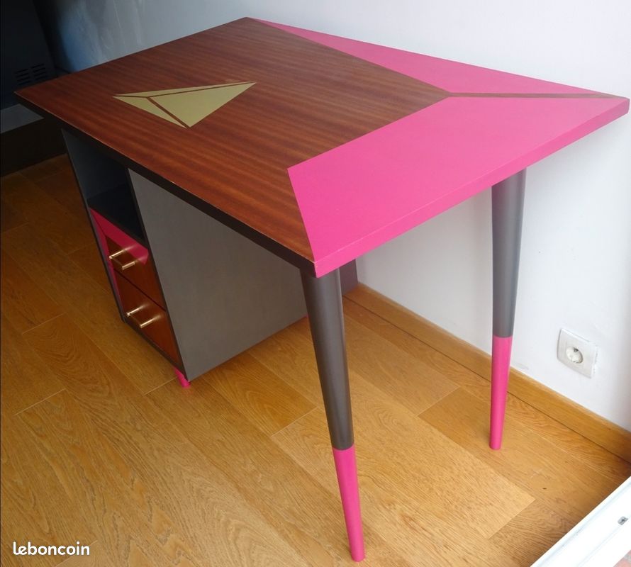 Bureau vintage scandinave modèle unique (image 2)