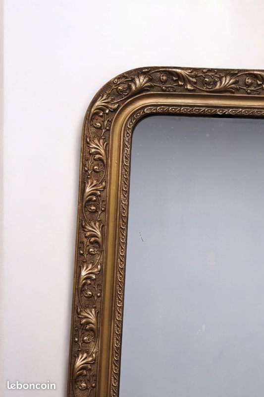 Miroir dorée Louis Philippe 114 x 77 cm - Livraison possible (image 19)