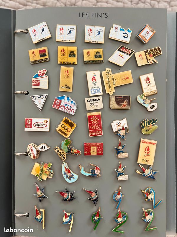 coffret pin's jeux olympiques albertville 92