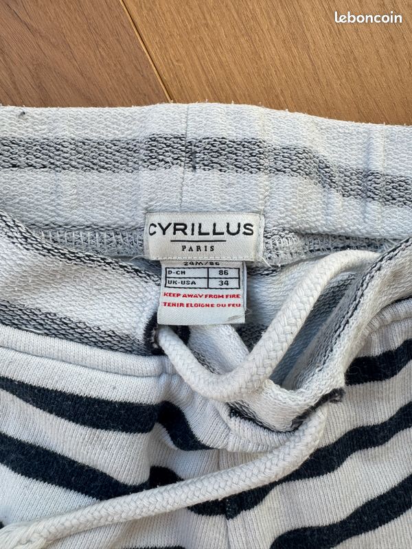 Short marinière 24 mois – Cyrillus (image 3)