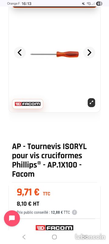 Tournevis Facom (image 2)