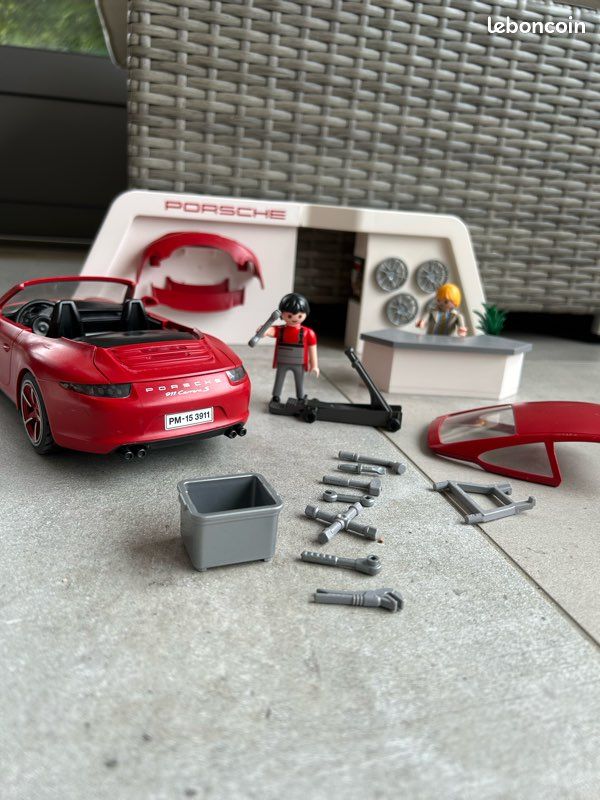 Playmobil - Unique - Garage Porsche (Boites 3911, 5991, 9225 220