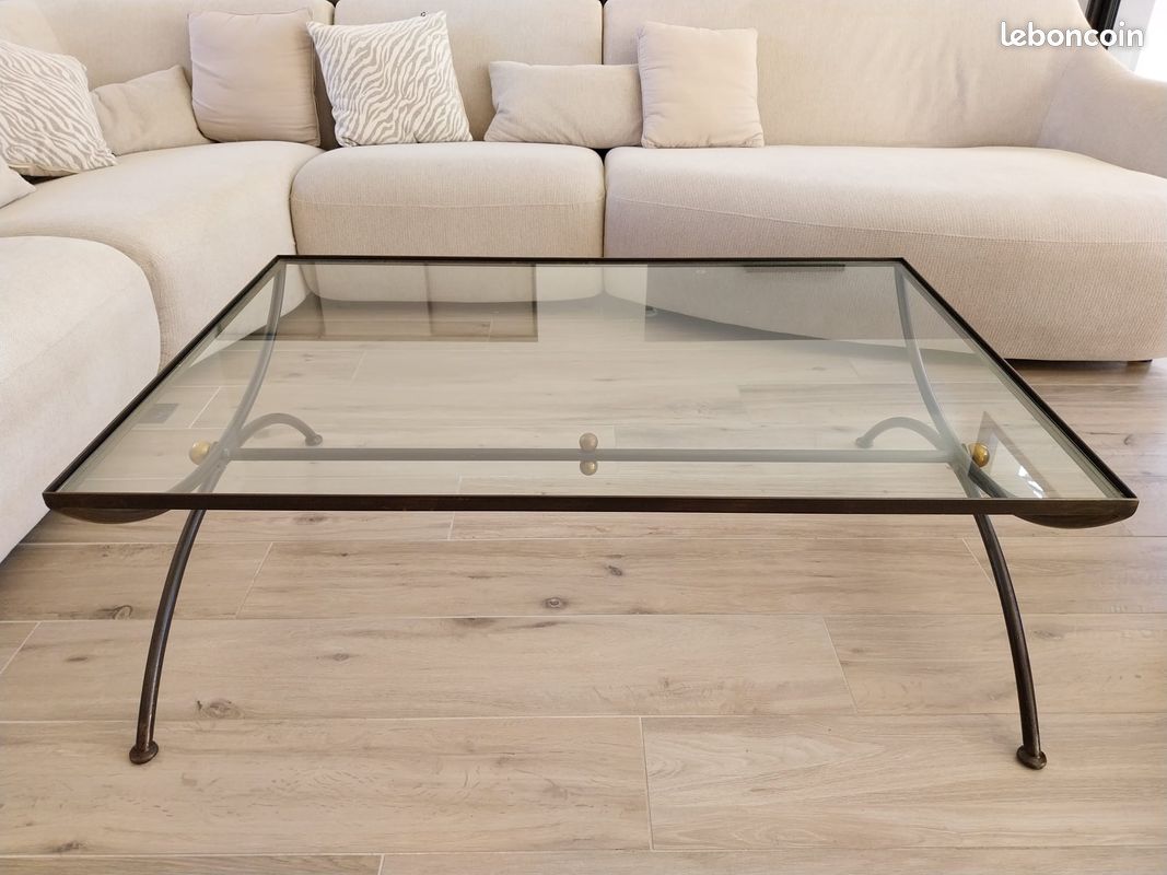 Table basse fer forge (image 5)