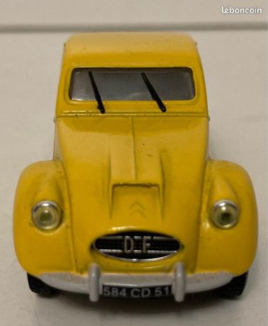 Miniature Norev 1/43 - Citroën 2CV Dagonnet 1973 - Voiture Collection Neuve