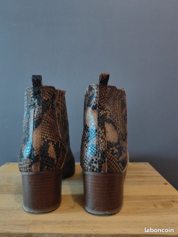 Bottines Chaussures Jonak Jonak Bottines Serpent Bottines Jonak