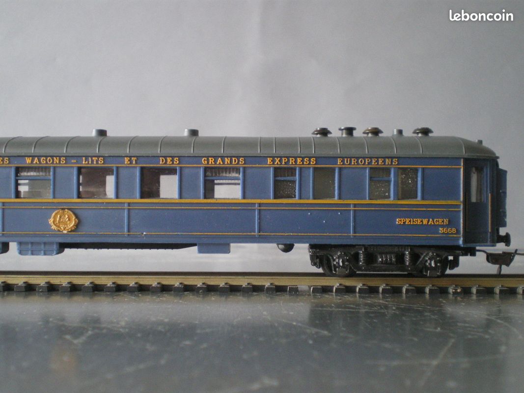 Wagon-restaurant Et Wagons-lits HORNBY ACHO échelle HO - Réf. 7390, Dans Sa Boîte - Occasion