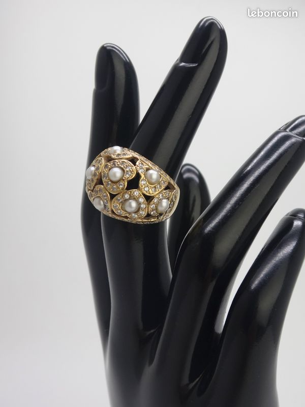 Bague vntage avec des zrcons dont 1 rond et 6 carrés sur argent massf - Etsy France | Bagues