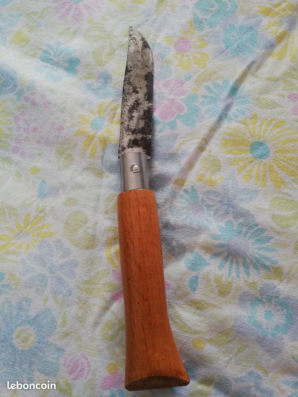 Lot De 2 Couteaux Opinel Anciens N°7 Et N°8 - Main Couronnée - À Nettoyer