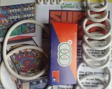 Kit Complet Flipper Gottlieb Ice Revue - Billes, Ampoules, élastiques - Neuf Pour Pinball