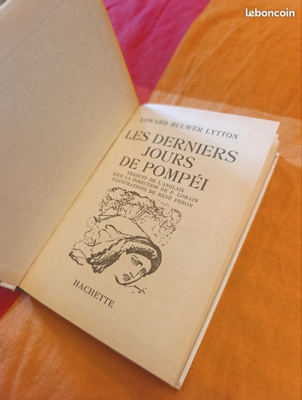 Livre vintage - Les Derniers Jours de Pompéi - E. Bulwer Lytton (Bibliothèque Verte) (image 5)