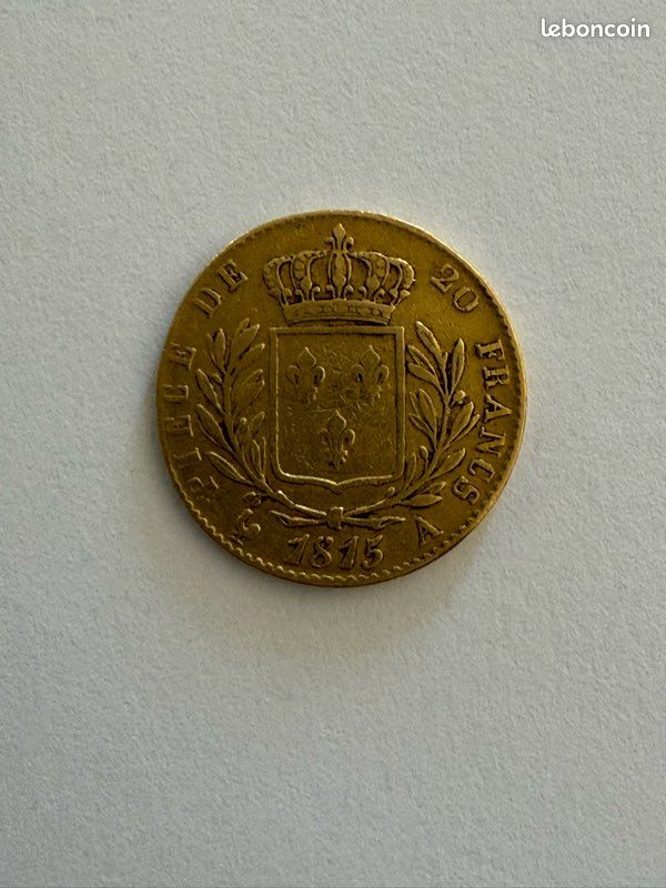 Pièce de 20F or 22k (image 2)