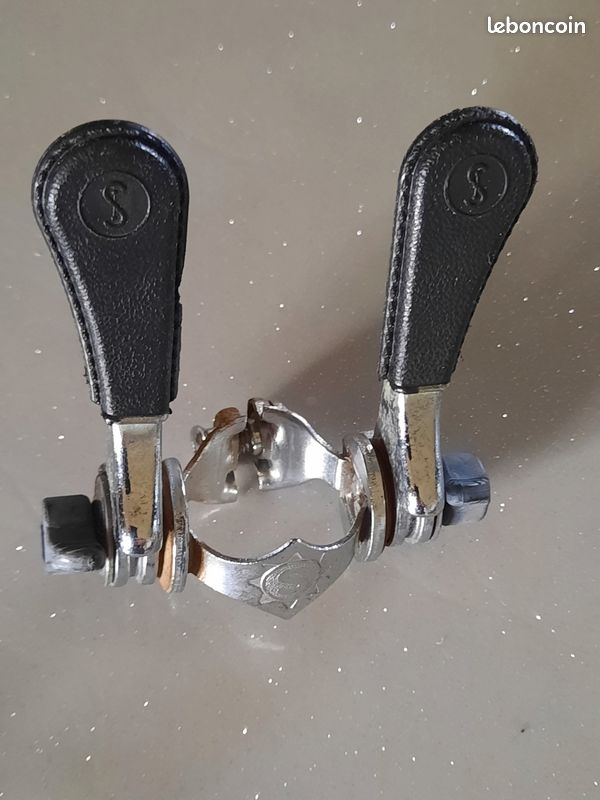 FOMTOR 1 paire de leviers de vitesse de vélo 3 x 7/8 vitesses Levier de vitesse Bike Shifter Lever/gauche/droite (3 x 7 21 vitesses