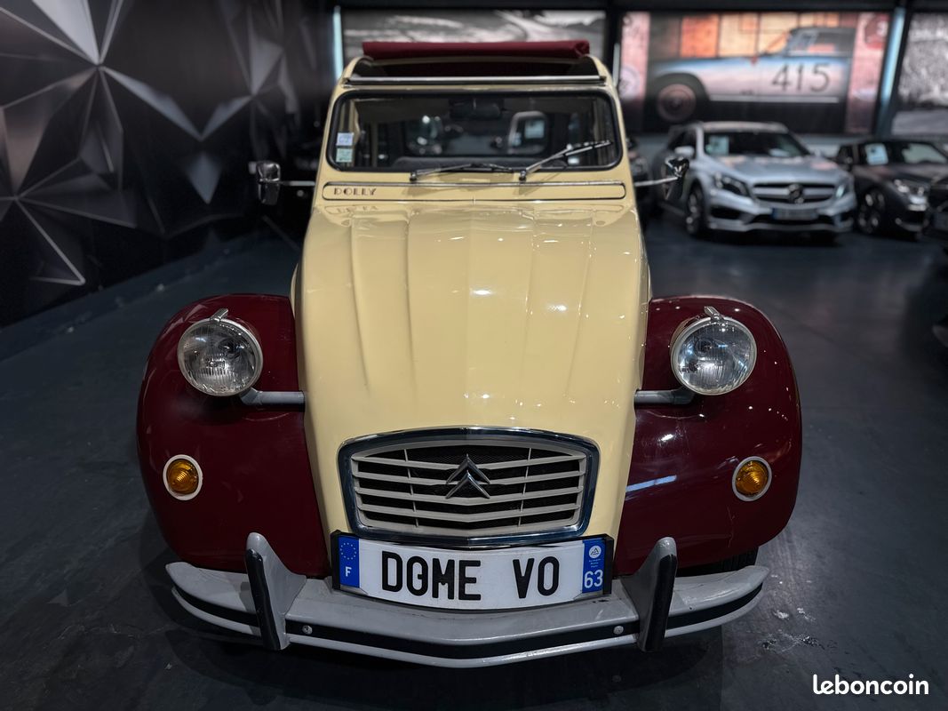Citroën 2CV6 Special Look Dolly 602 29 CH BVM4 1984 Capote Tissu Peinture Bicolore 2Cv 2 CV a restaurer (image 5)
