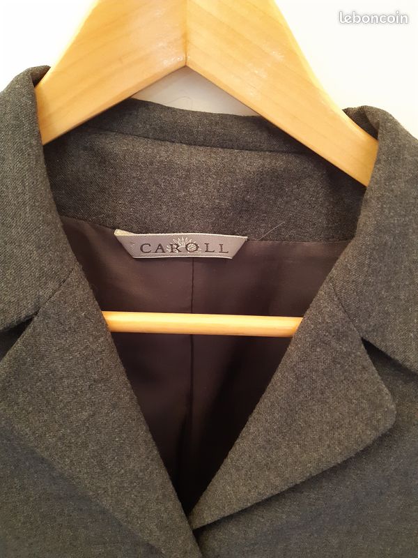 Veste de tailleur grise Caroll (image 4)