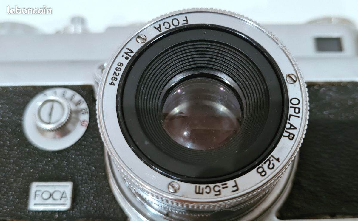 objectif foca oplar 50mm f/2.8 à vis avec 2 filtres
