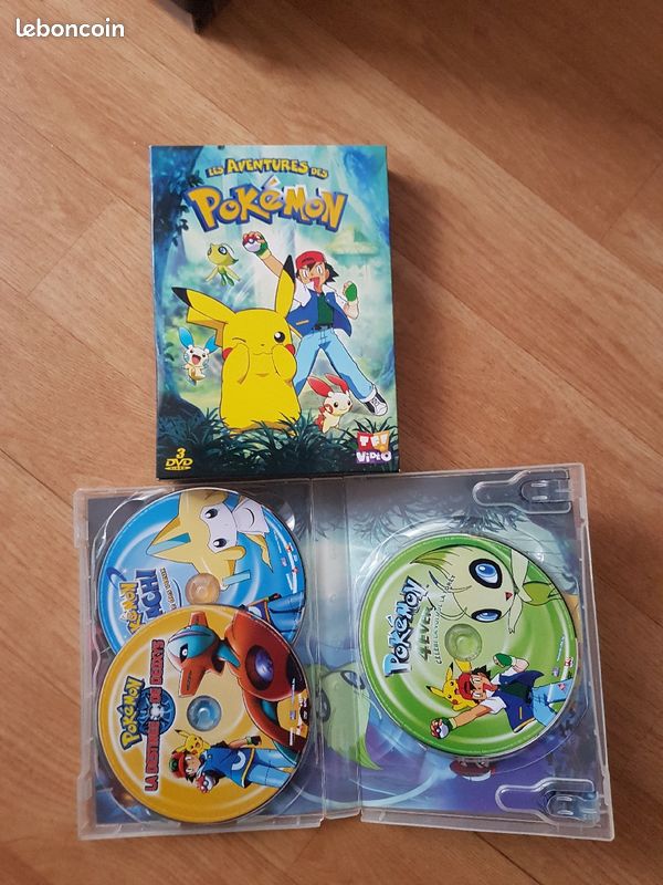 COFFRET 3 DVD POKEMON jirachi et célébi et destinee de deoxys (image 1)