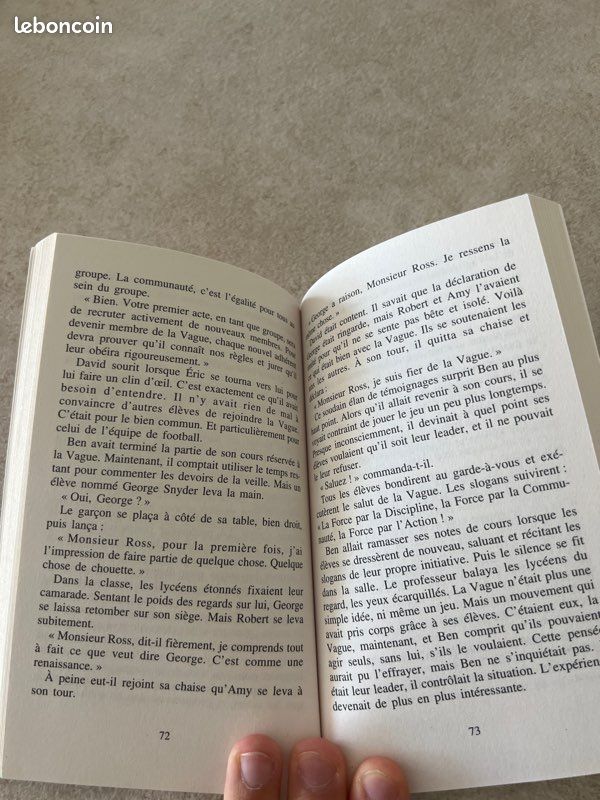 Livre La Vague, Todd Strasser (image 3)