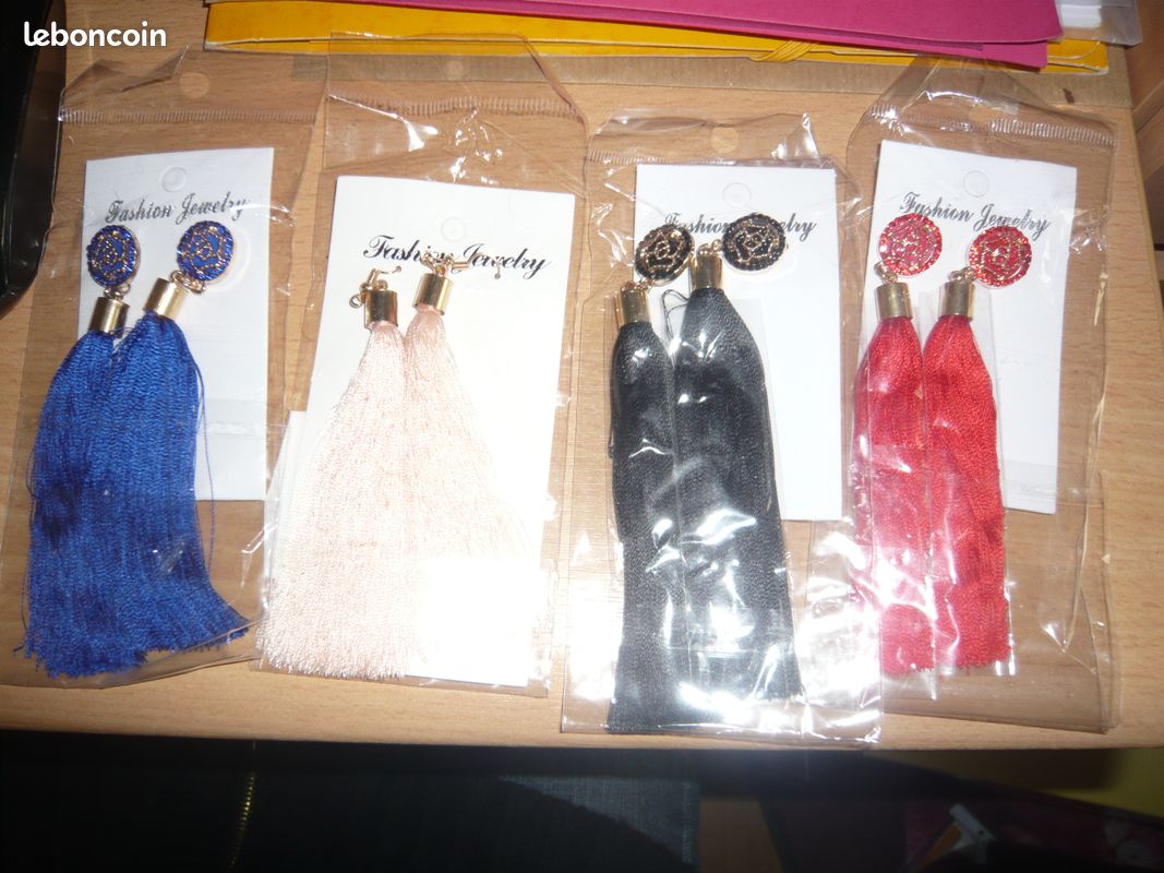 Boucles d'oreilles - fantaisie 1 (image 1)