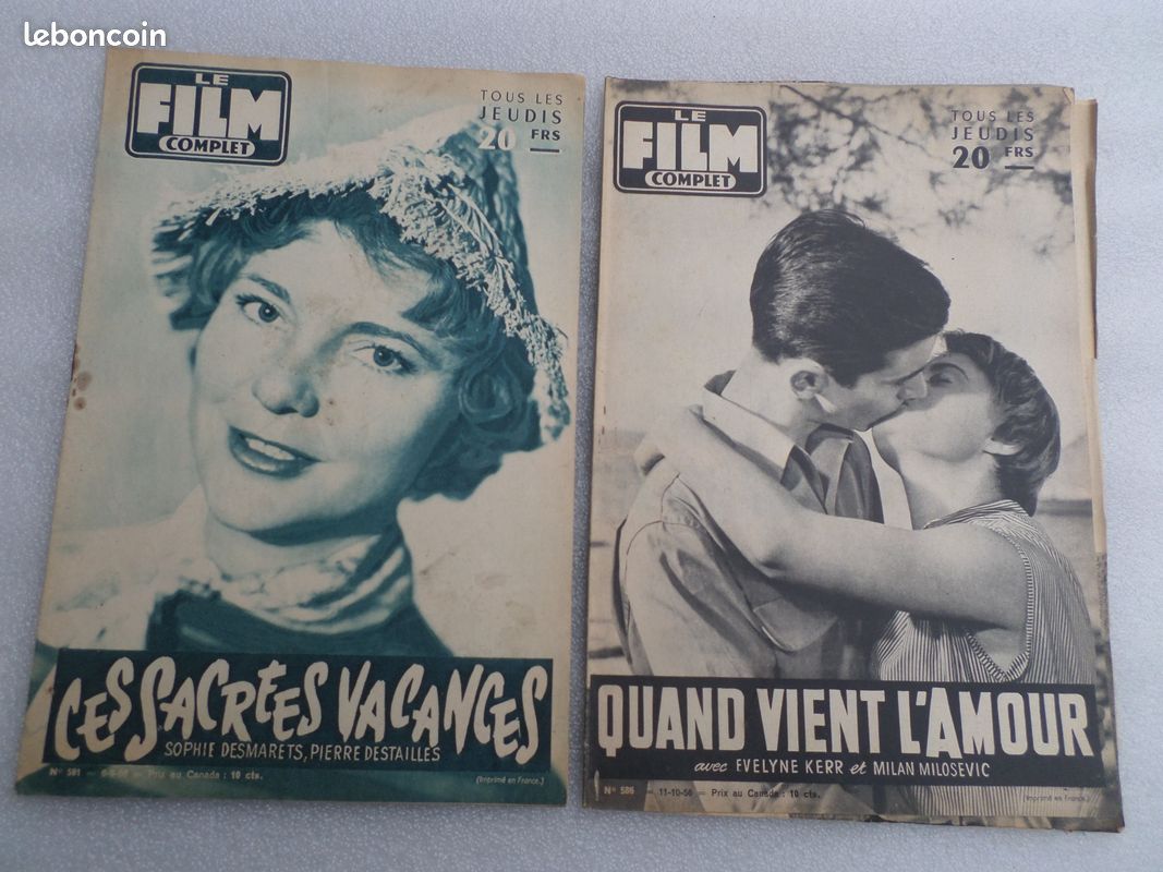Cinéma : lot revues anciennes "Le Fim complet" (image 15)