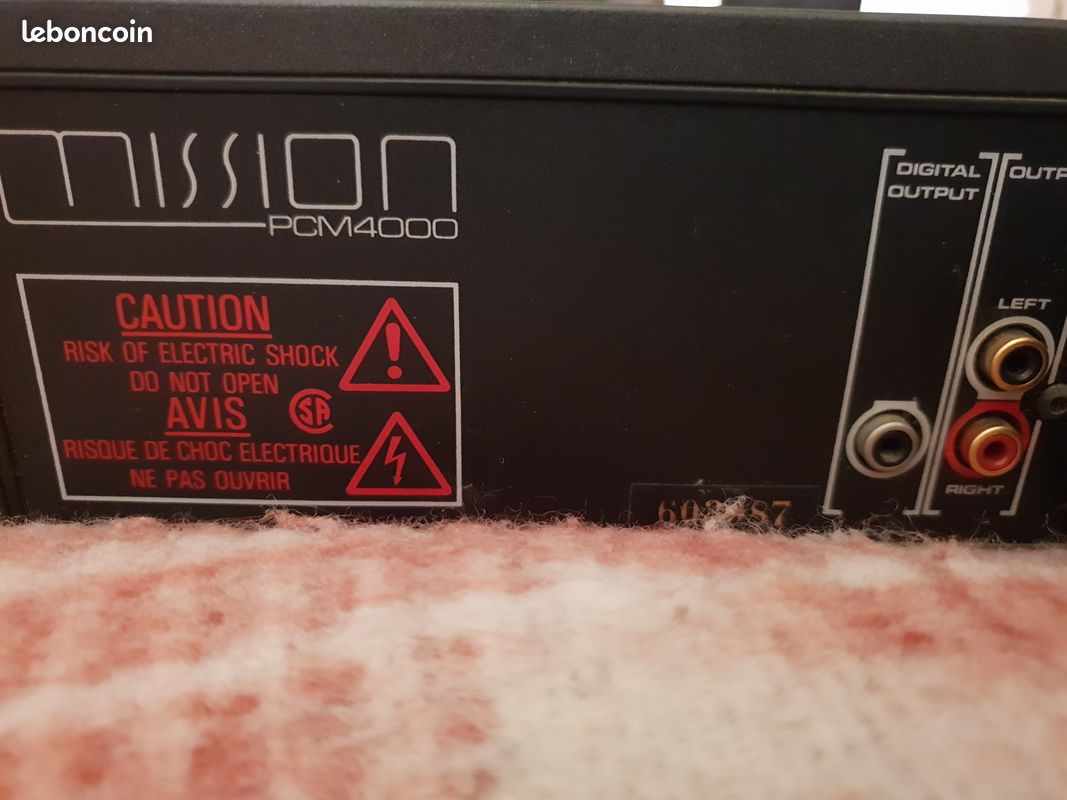 Mission pcm 4000 platine cd vintage (image 1)