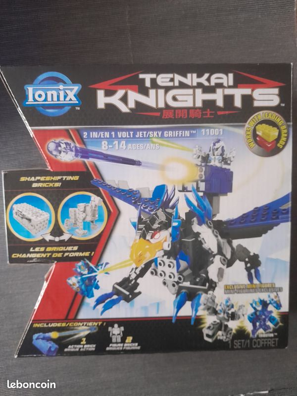 IONIX Tenkai Knights 11001 - Volt Jet / Sky Griffin 2 En 1 - Neuf Sous Blister