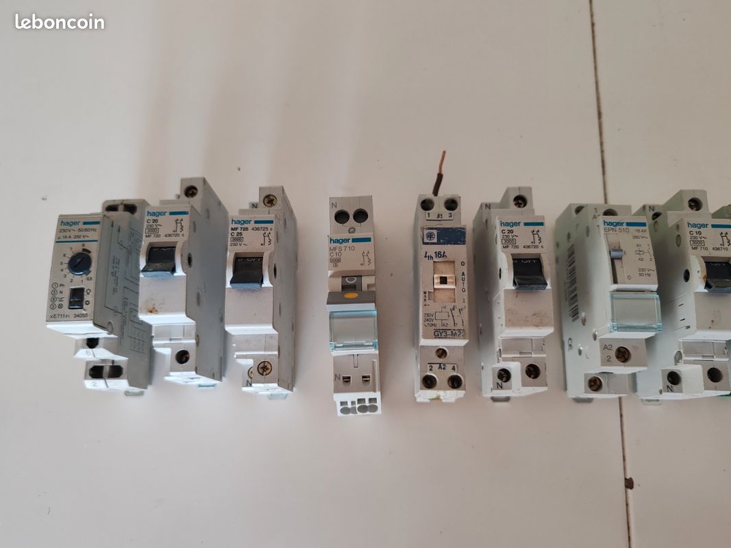 Disjoncteur 16A, 20A, 32A, differenciel (image 2)